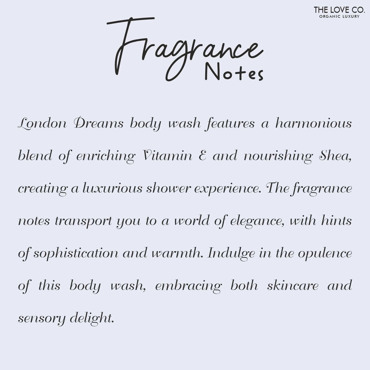 The Love Co. London Dreams Body Wash