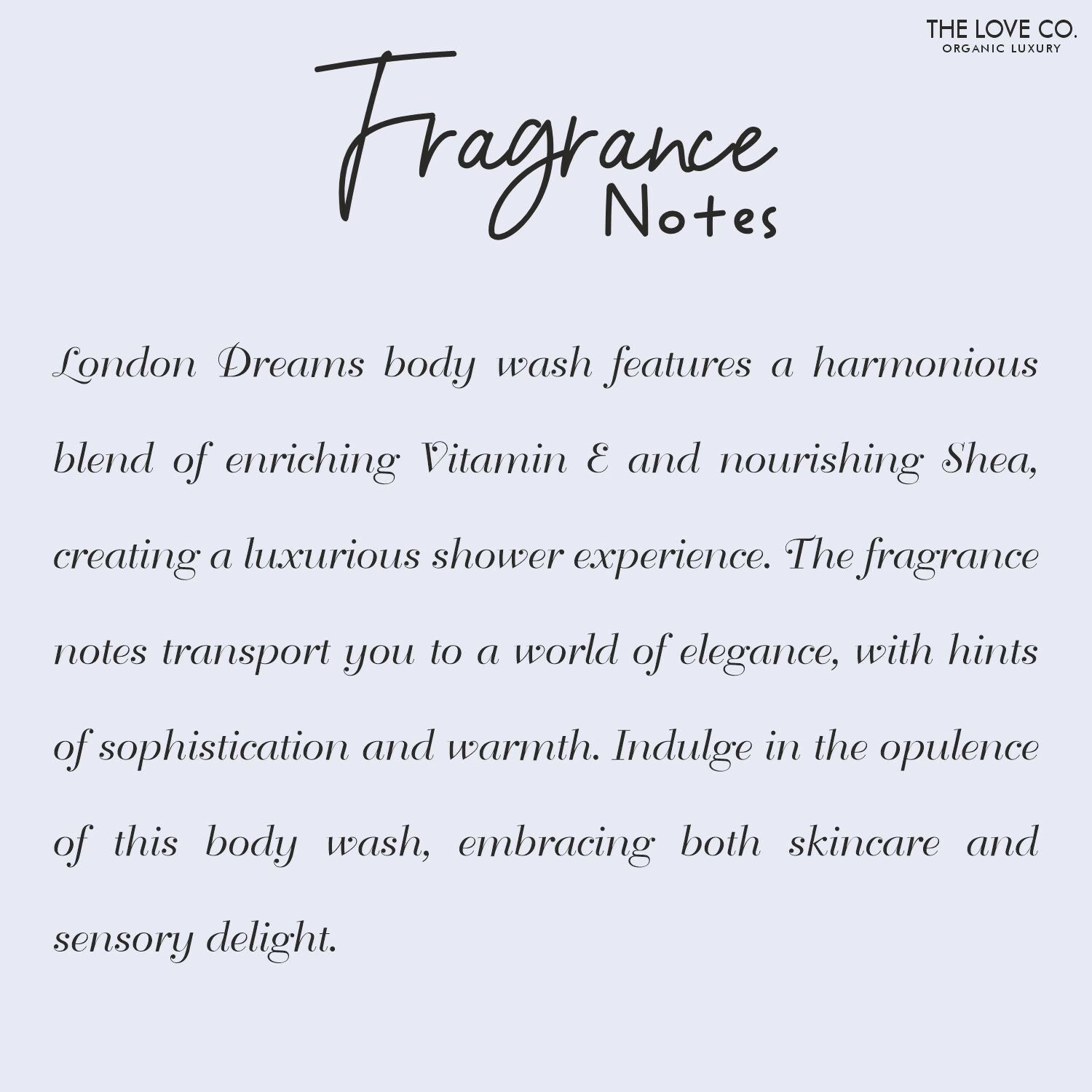 The Love Co. London Dreams Body Wash