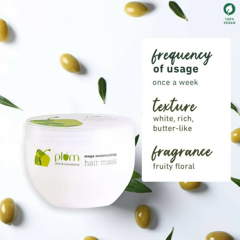Plum Olive & Macadamia Mega Moisturizing Hair Mask