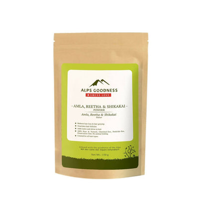 Buy Alps Goodness Amla Reetha & Shikakai Powder from DrMediCart, Ship from India to USA