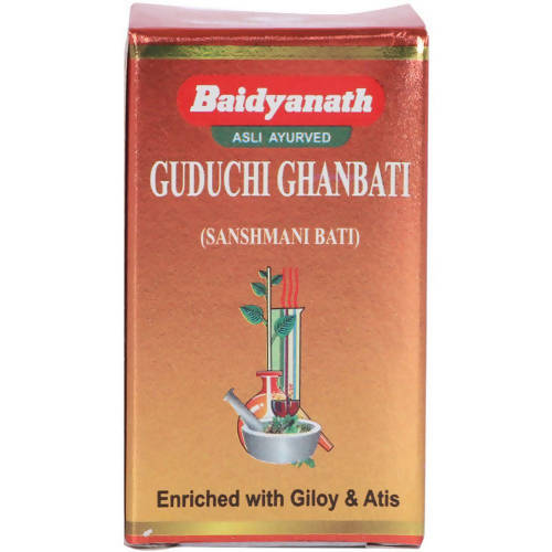 Buy Baidyanath Jhansi Guduchi Ghanbati (Sanshmani Bati) from DrMediCart, Ship from India to USA