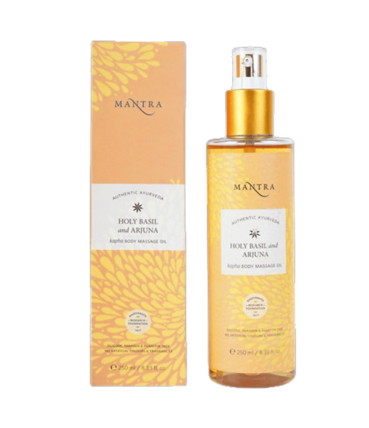 Buy Mantra Herbal Holy Basil and Arjuna Kapha Body Massage Oil from DrMediCart, Ship from India to USA