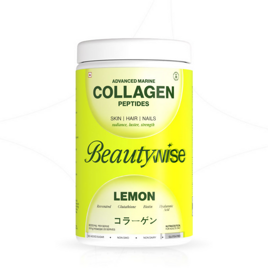 Beautywise Advanced Marine Collagen Peptides Powder - Lemon