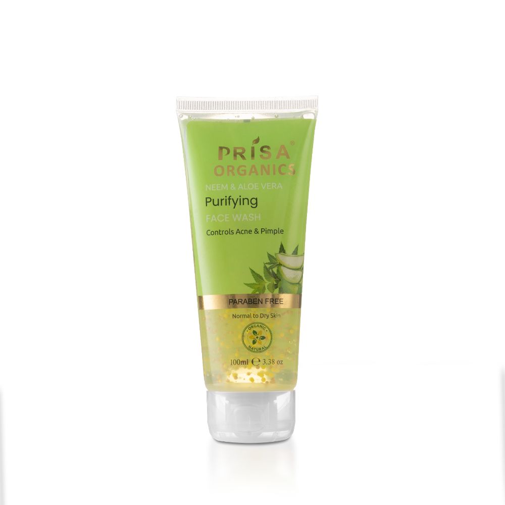 Buy Prisa Organics Neem & Aloe Vera Face Wash from DrMediCart, Ship from India to USA