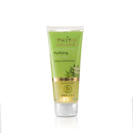 Buy Prisa Organics Neem & Aloe Vera Face Wash from DrMediCart, Ship from India to USA