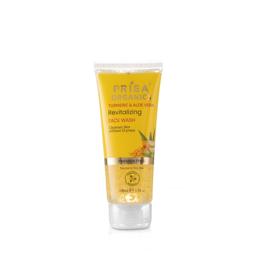Prisa Organics Turmeric & Aloe Vera Revitalizing Face Wash 100ml