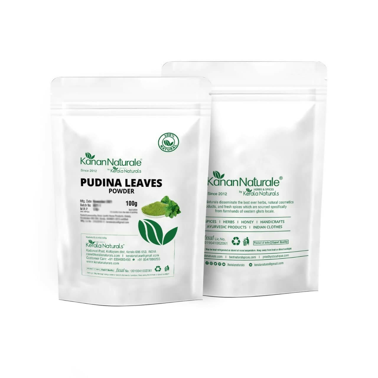 Kerala Naturals Pudina Leaves Powder