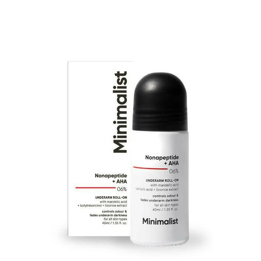 Buy Minimalist Nonapeptide + AHA 06% Underarm Roll On from DrMediCart, Ship from India to USA