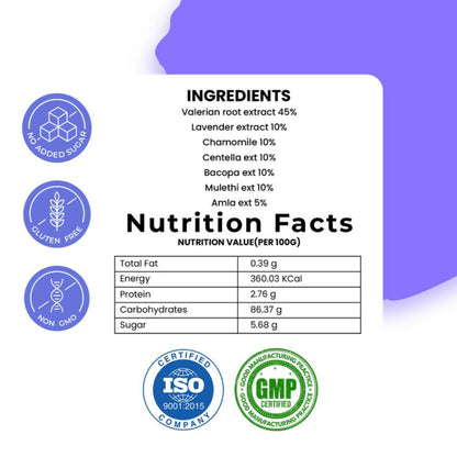 The Naked Truth Melatonin Free Plant Based Sleep Capsules