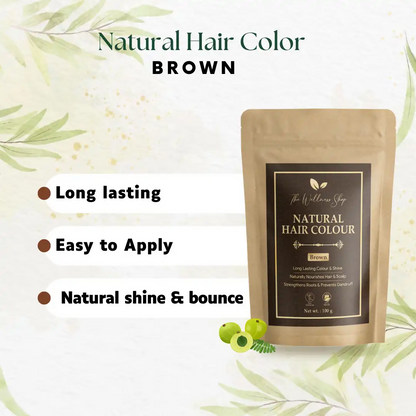 The Wellness Shop Natural Hair Colour Brown - Drmedicart
