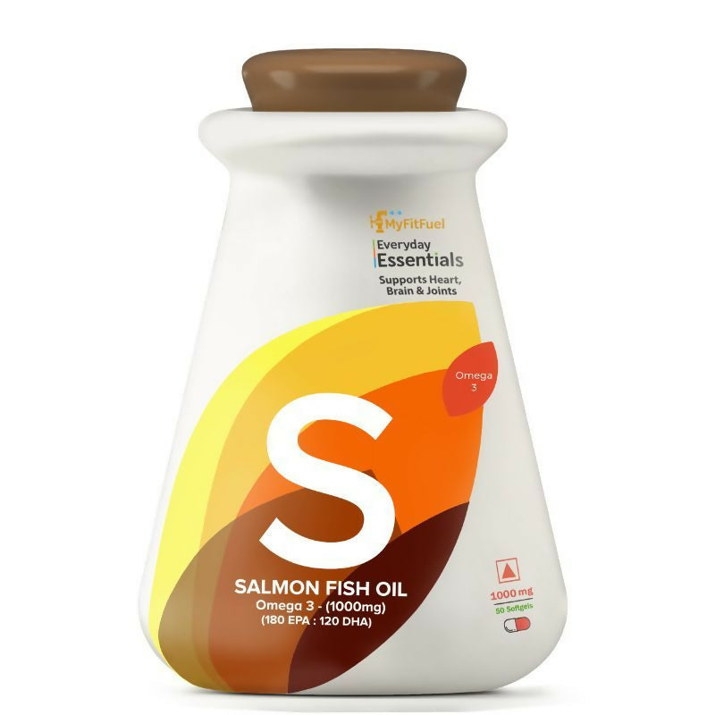 MyFitFuel Salmon Fish Oil Omega 3 1000mg Capsules