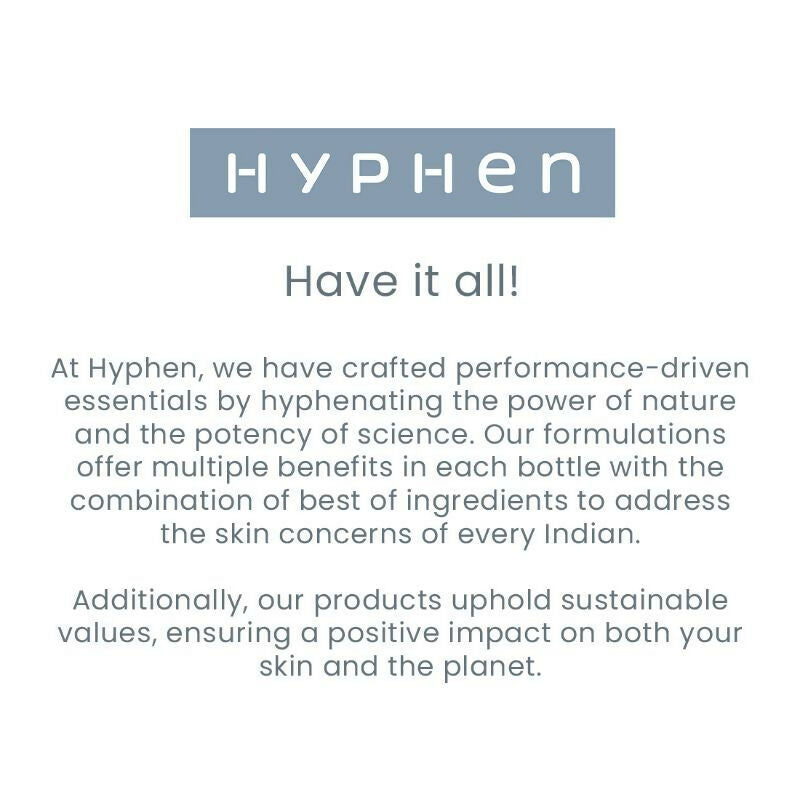 Hyphen By Kriti Sanon Daily Night Care Routine with Glow Serum & Barrier Care Cream For Oily & Combination Skin