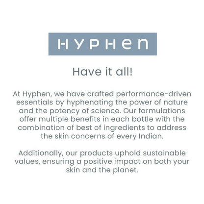 Hyphen By Kriti Sanon Daily Night Care Routine with Glow Serum & Barrier Care Cream For Oily & Combination Skin