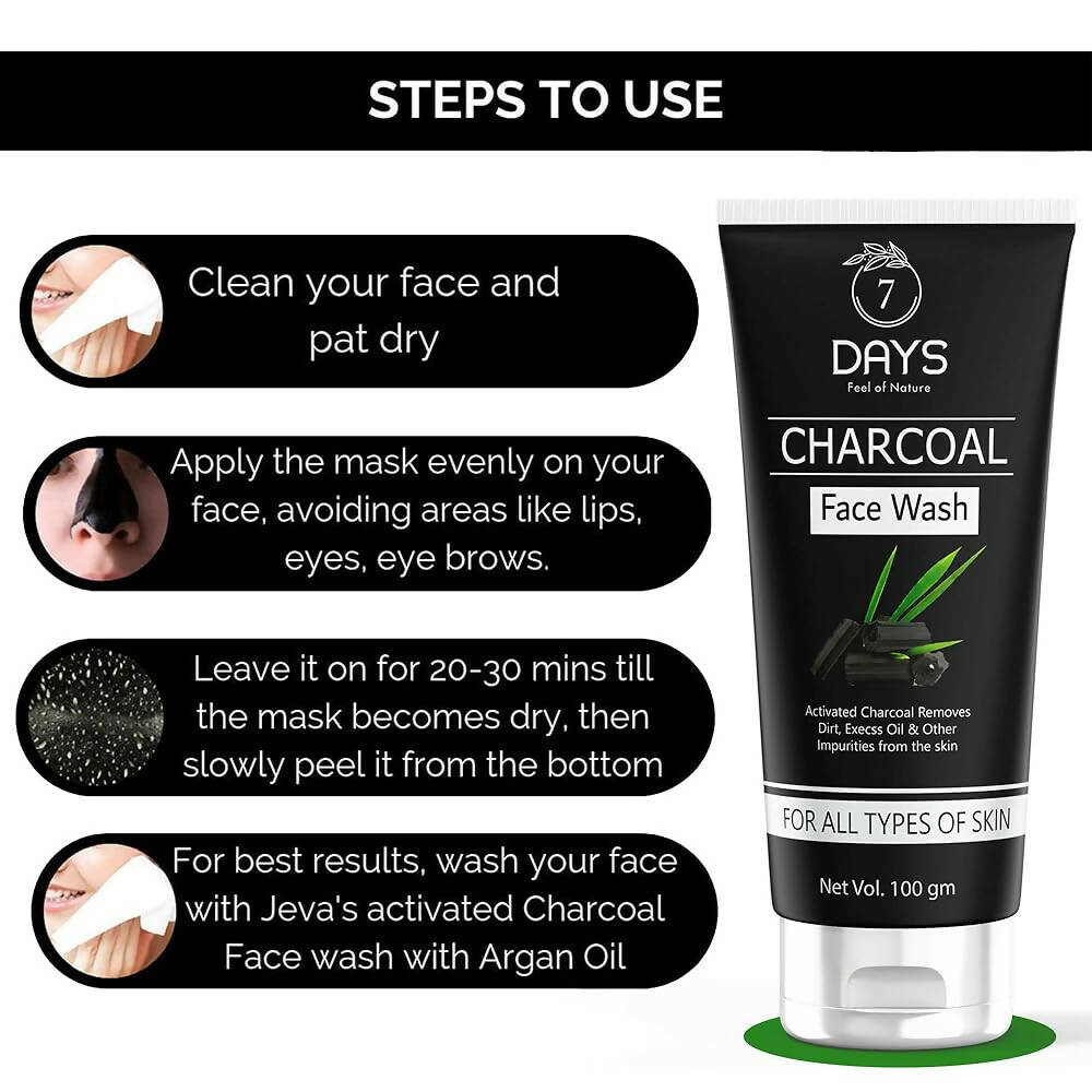 7 Days Activated Charcoal Face Wash - DrMediCart