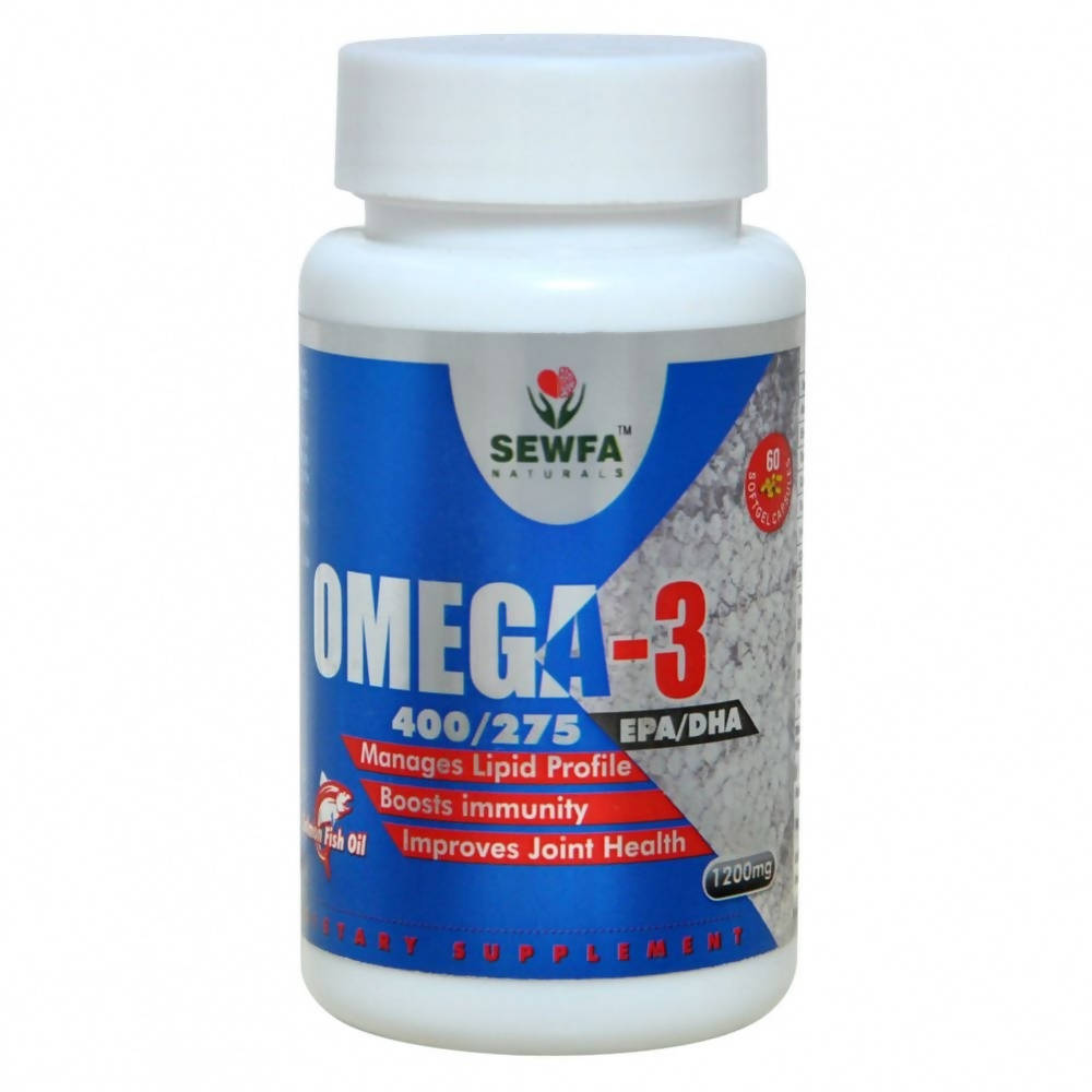 Sewfa Naturals 1200mg Omega - 3 Capsules