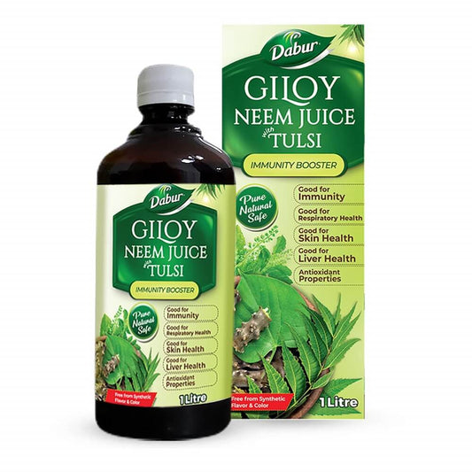 Buy Dabur Giloy Neem Juice with Tulsi from DrMediCart, Ship from India to USA