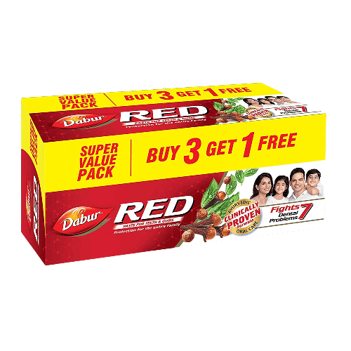Buy Dabur Red Paste, (Buy 3 Get 1 Free) from DrMediCart, Ship from India to USA