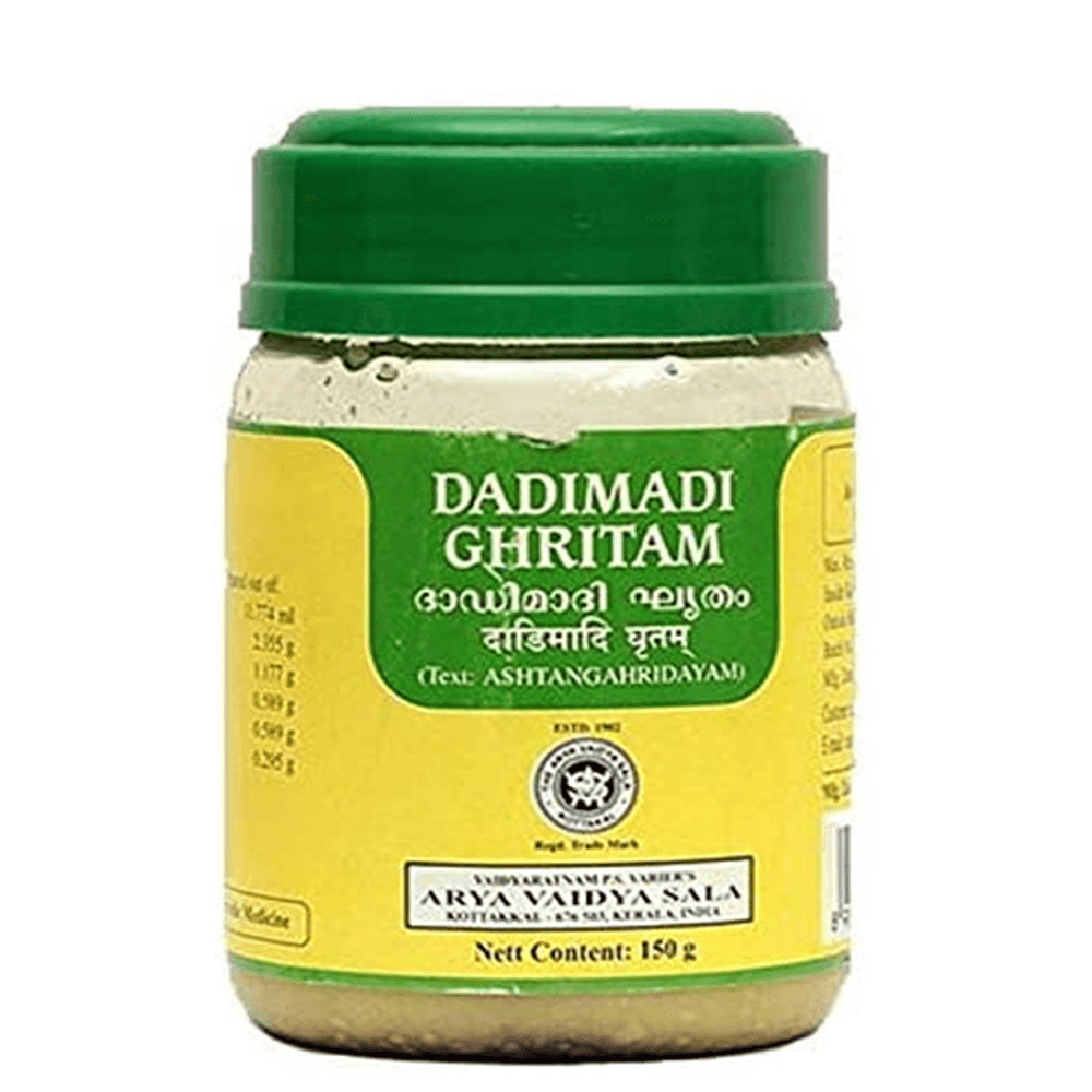 Buy Kottakkal Arya Vaidyasala Dadimadi Ghritam  -  Ayurvedic Ghee for Digestion & Women's Health from DrMediCart, Ship from India to USA