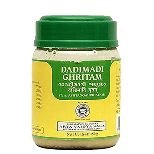 Buy Kottakkal Arya Vaidyasala Dadimadi Ghritam  -  Ayurvedic Ghee for Digestion & Women's Health from DrMediCart, Ship from India to USA