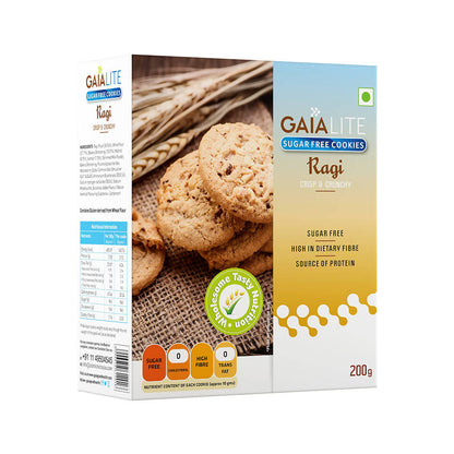 Gaia Lite Sugar Free Ragi Cookies