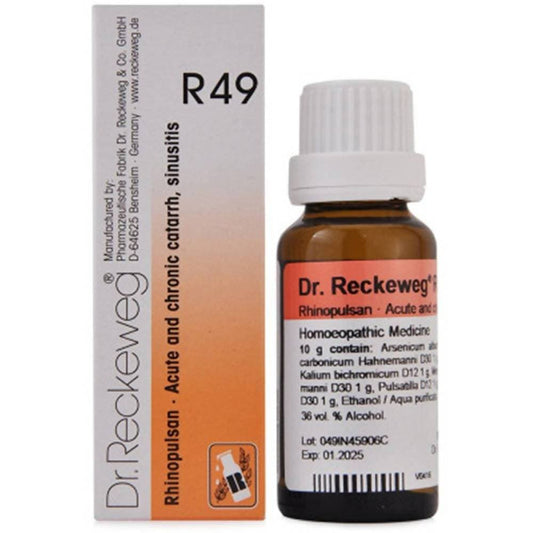 Buy Dr. Reckeweg R49 Sinus Drop from DrMediCart, Ship from India to USA