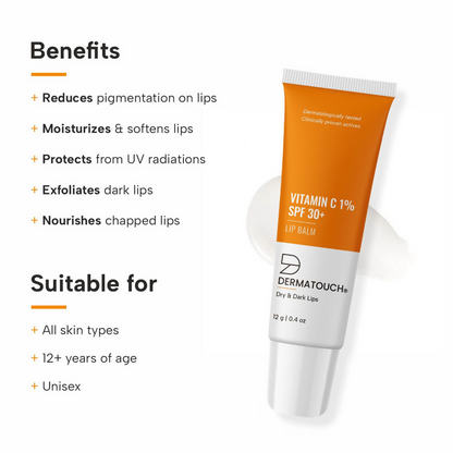 Dermatouch Vitamin C 1% Lip Balm For Dry & Chapped Lips