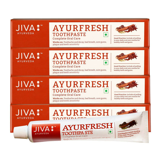 Buy Jiva Ayurveda Ayurfresh Toothpaste With Almond Soap Free from DrMediCart, Ship from India to USA