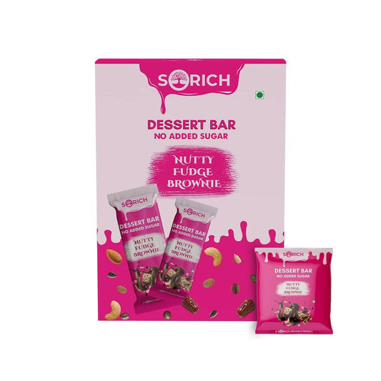 Buy Sorich Organics Dessert Protein Mini Bars Nutty Fudge Brownie from DrMediCart