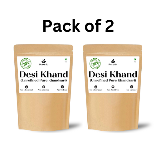 Puranic Desi Khand | Unrefined  Khandsari