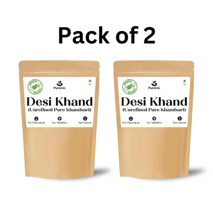 Puranic Desi Khand | Unrefined  Khandsari