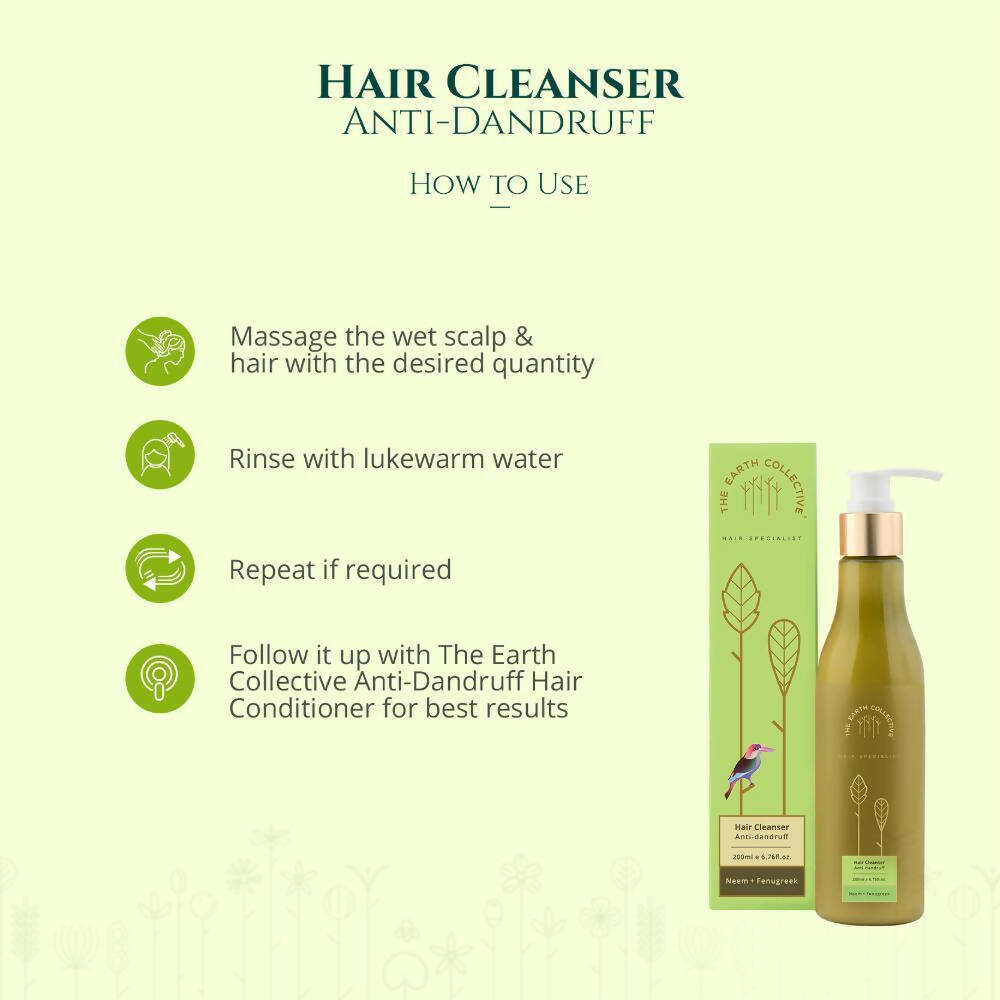 The Earth Collective Hair Cleanser - Anti-Dandruff - Drmedicart