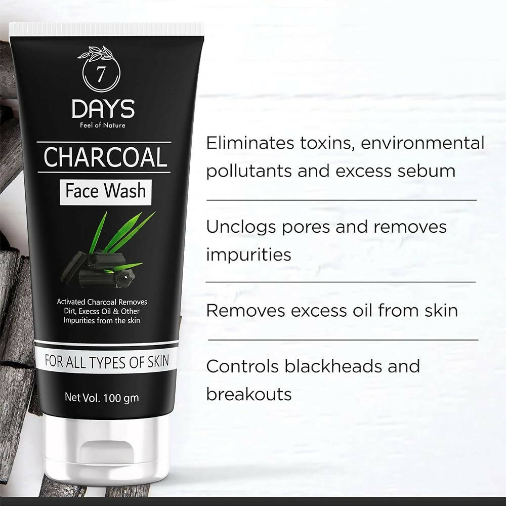 7 Days Activated Charcoal Face Wash - DrMediCart