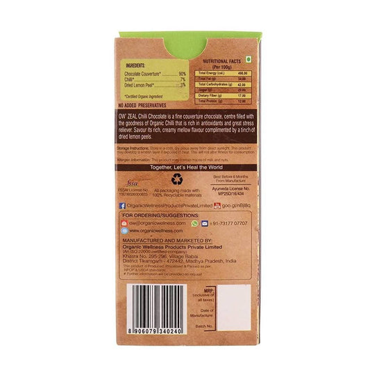 Organic Wellness Chilli Chocolate