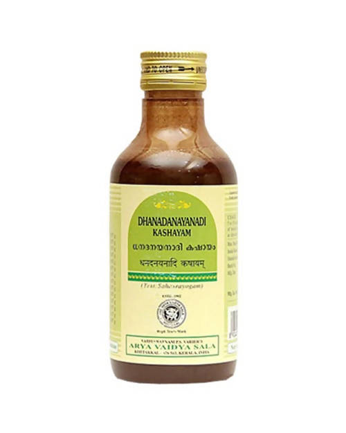 Buy Kottakkal Arya Vaidyasala Dhanadanayanadi Kashayam  -  Ayurvedic Remedy for Facial Palsy & Spasms from DrMediCart, Ship from India to USA