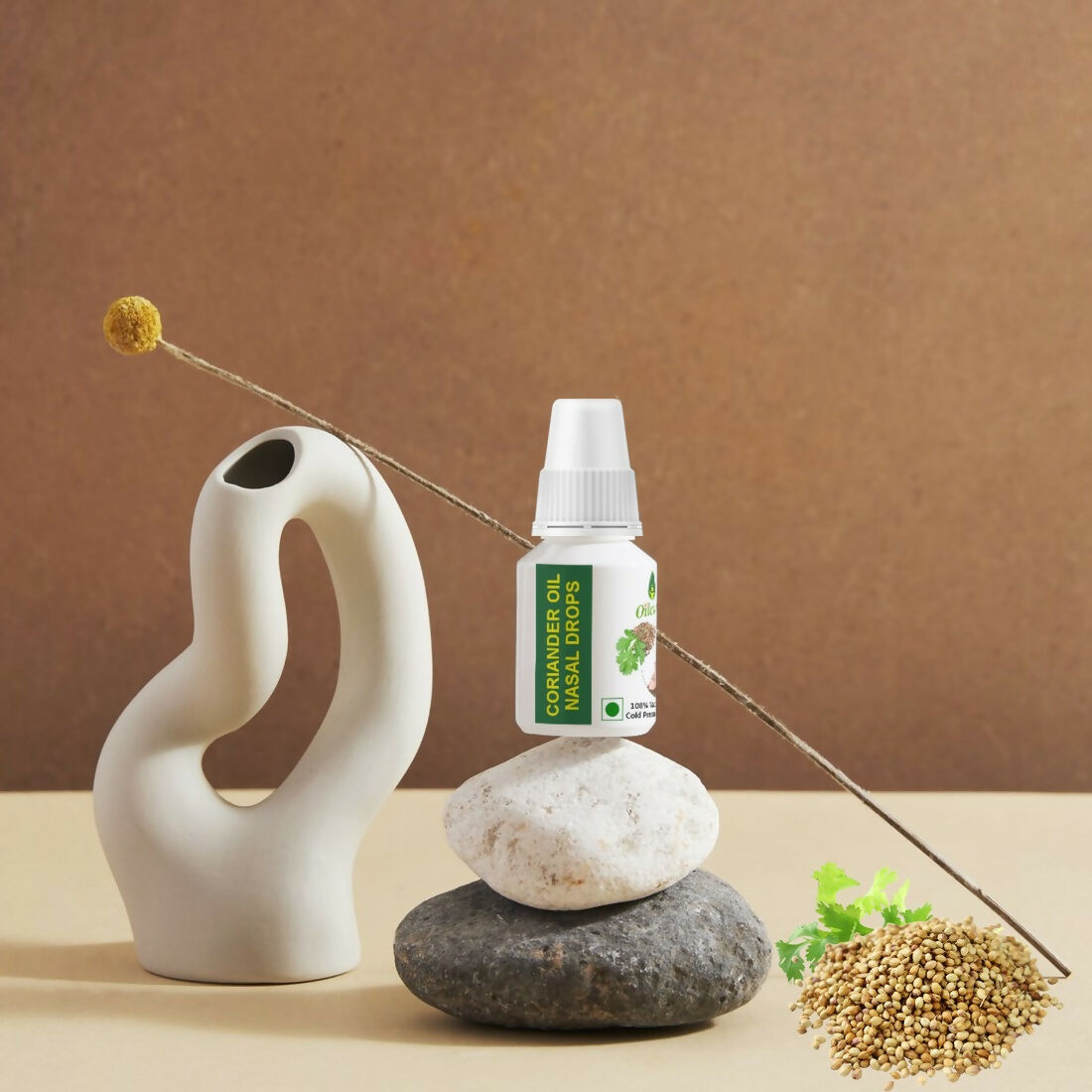 Oilcure Coriander Oil Nasal Drop