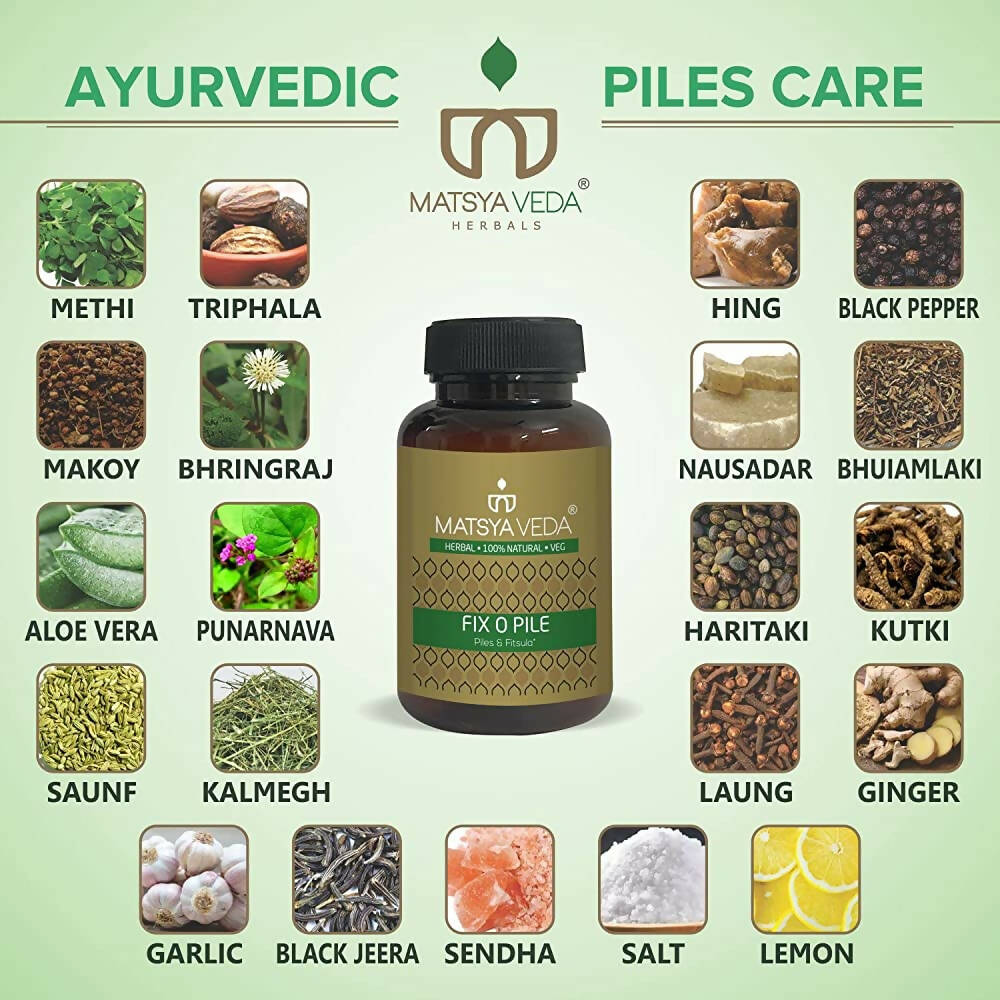 Matsya Veda Fix O Pile Capsules