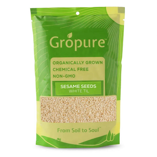 Gropure Organic Sesame Seeds White