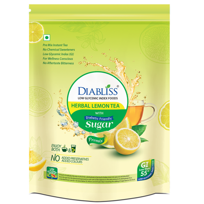 Diabliss Herbal Lemon Tea With Diabetic Friendly Sugar