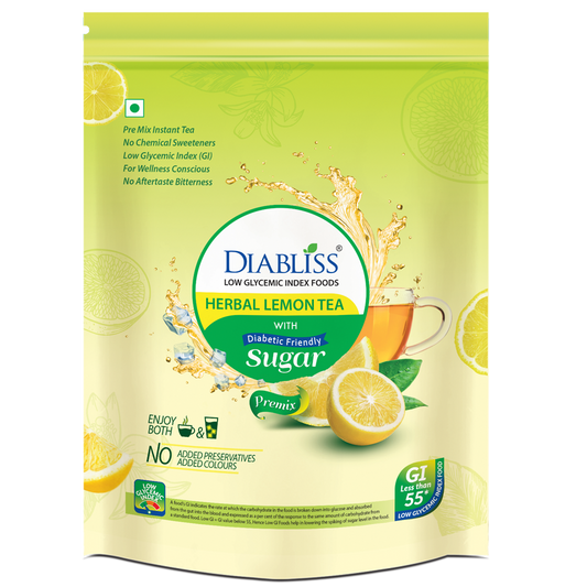 Diabliss Herbal Lemon Tea With Diabetic Friendly Sugar