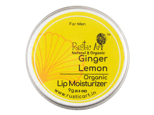 Buy Rustic Art Ginger Lemon Organic Lip Moisturizer from DrMediCart, Ship from India to USA