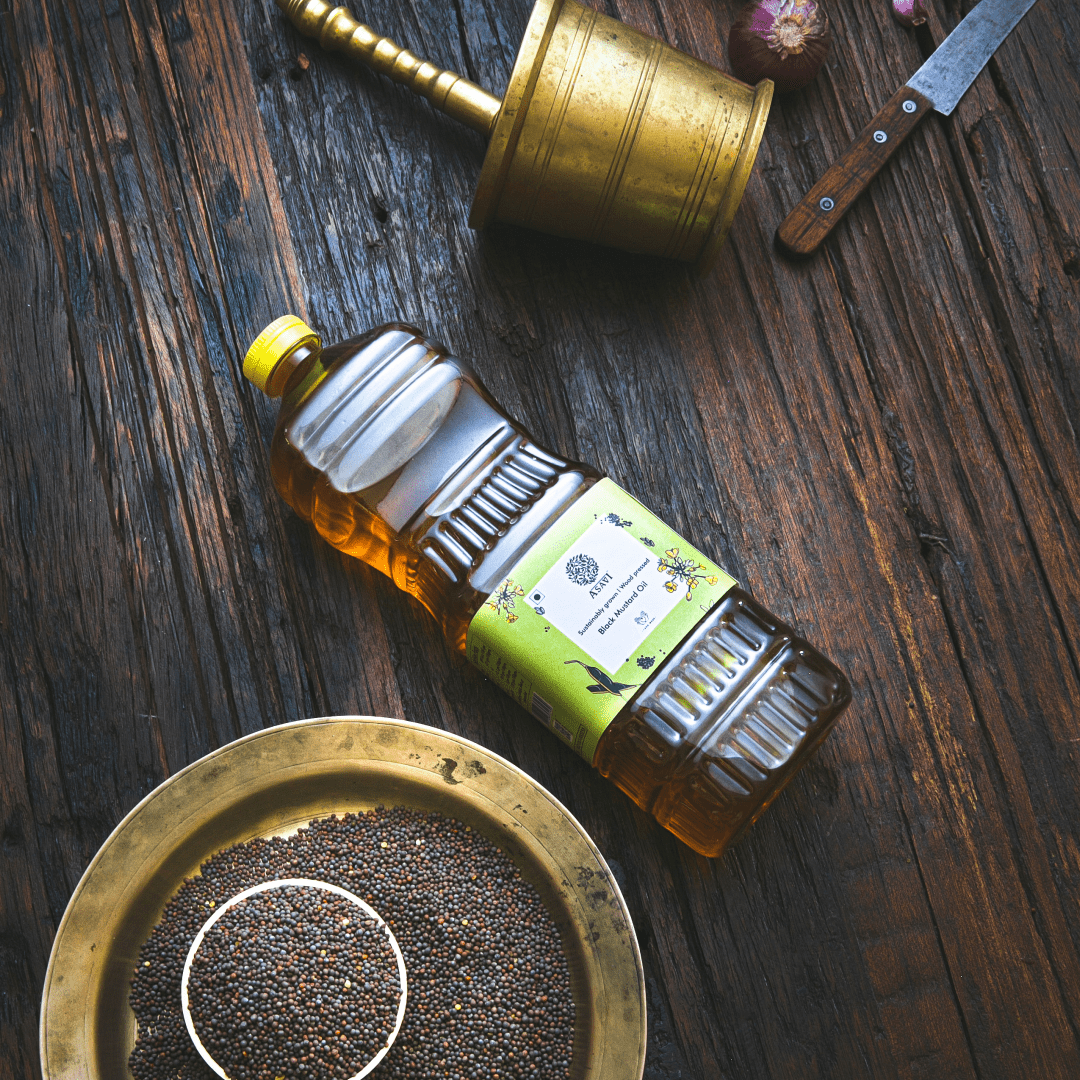 Asavi Cold Pressed Black Mustard Oil