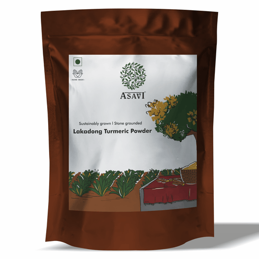 Asavi Stonemade Lakadong Turmeric Powder