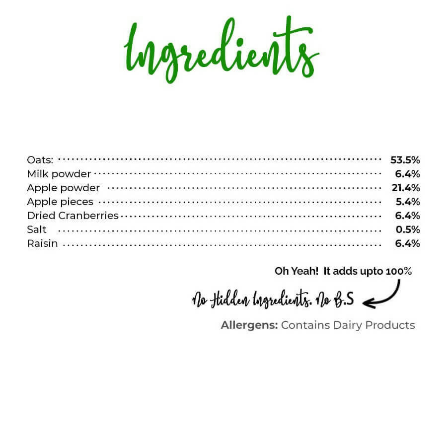 The Taste Company Apple Oat Meal - Drmedicart