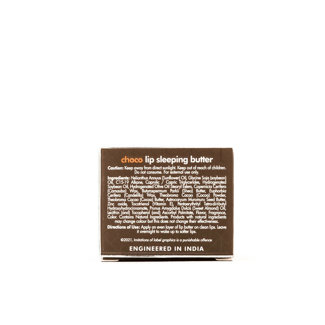 mCaffeine Choco Lip Sleeping Butter