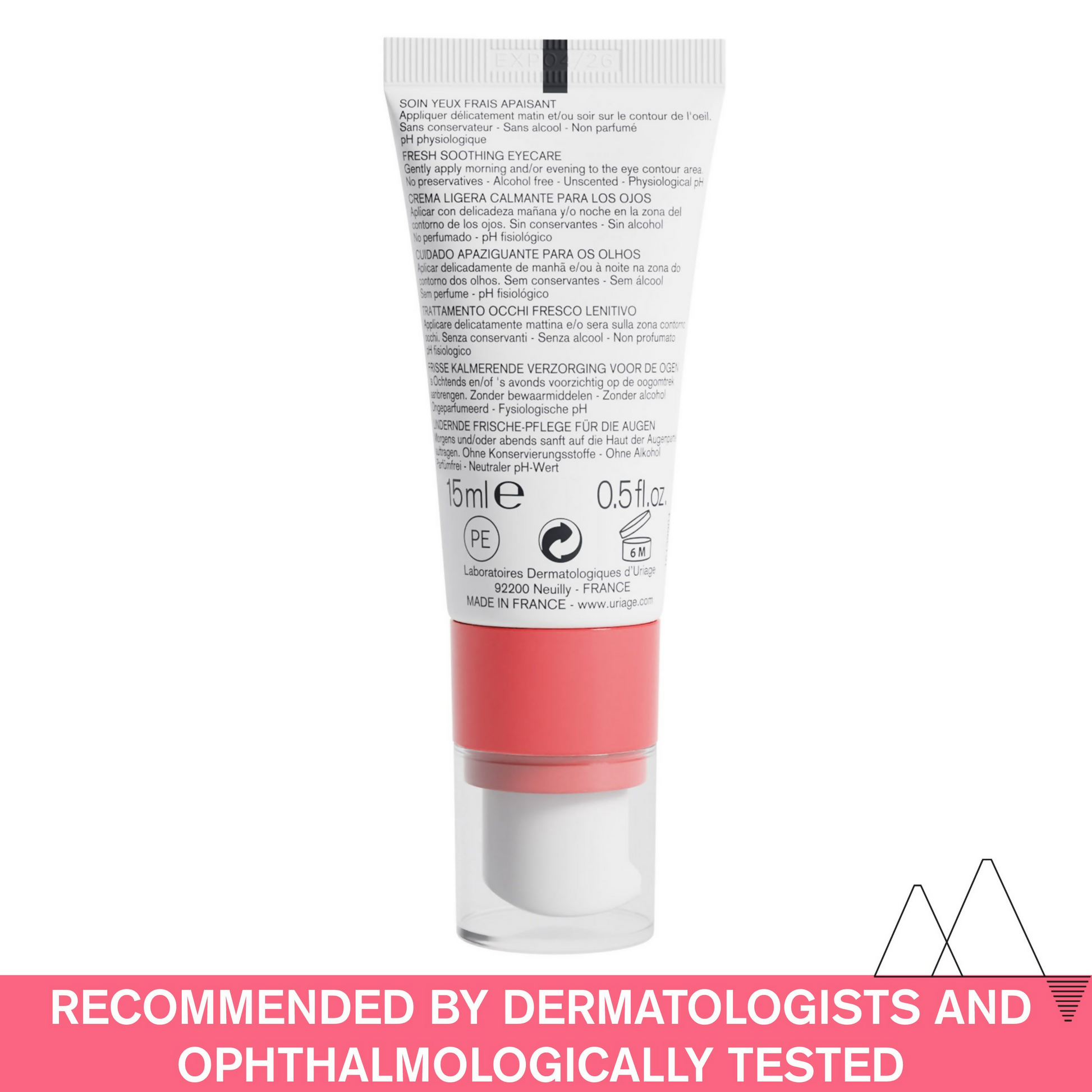 Uriage Tolederm Fresh Soothing Eyecare - DrMediCart