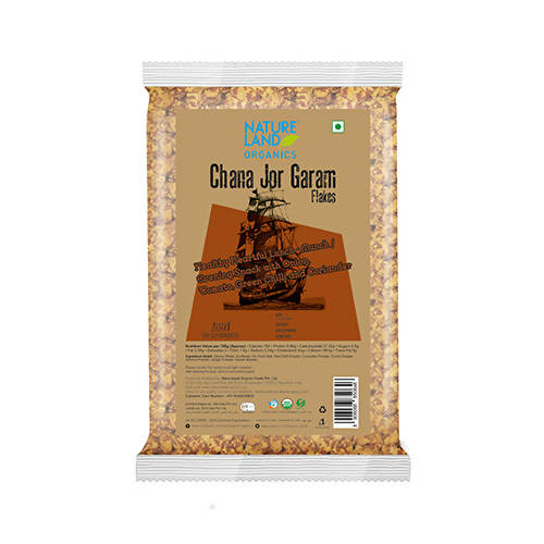 Nature Land Organics Chana Jor Garam Flakes