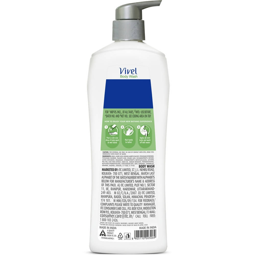 Vivel Neem Oil & Aloe Vera Body Wash - Drmedicart