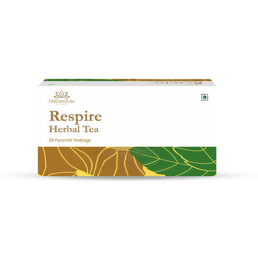 Shivamastu Ayurveda Respire Herbal Tea - 20 Pyramid Teabags