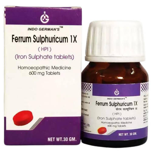 Indo German's Homeopathy Ferrum Sulphuricum Tablets