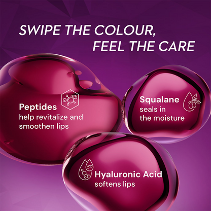 SUGAR Glide Peptide Serum Lipstick with Vitamin E - 01 Santorini Sunset